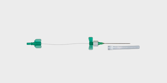 Image of a Weberneedle Lasercath with puncture cannula